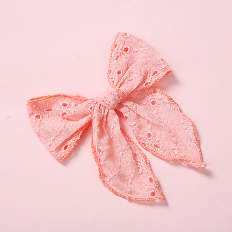 One Word Clip Color Cotton Baby Girl Hairpin - Image 10