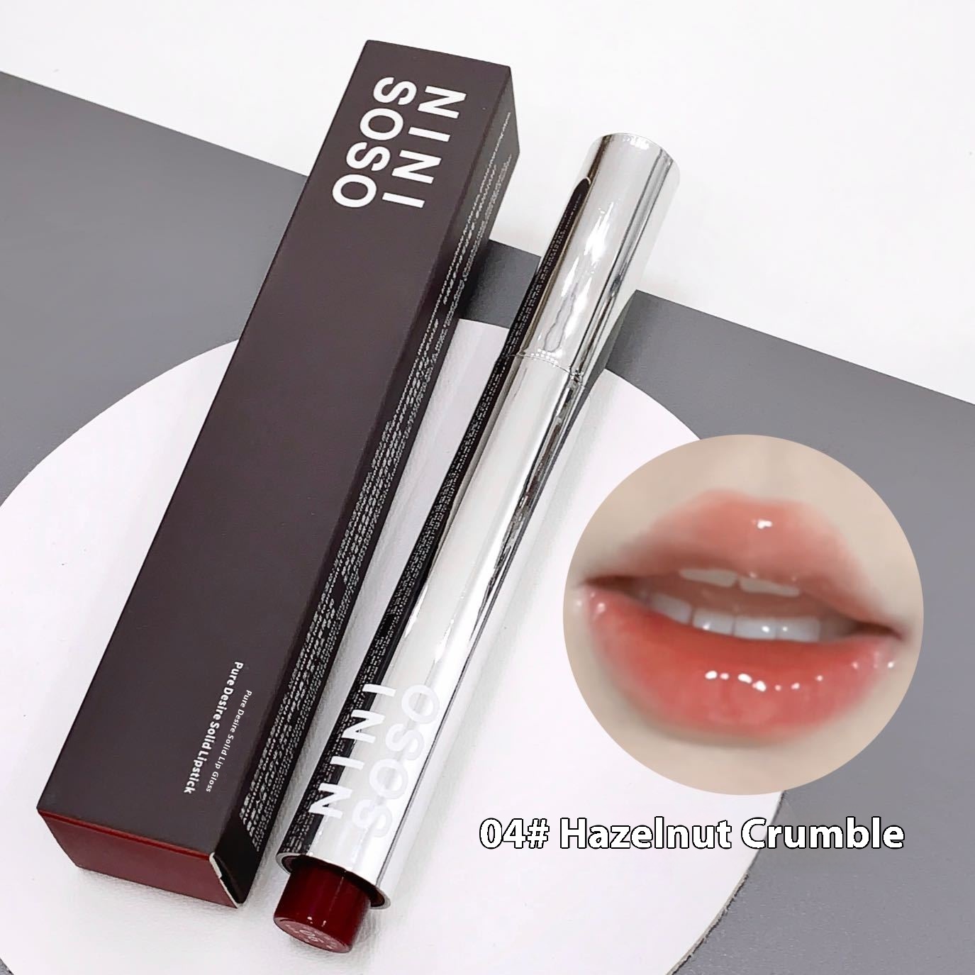 Pure Color-fixing Lip Gloss Solid Lipstick - Image 4