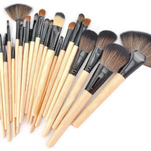 Manufacturer 24 Makeup Brushes 24 Wood Color Makeup Brushes 24 Horse Hair Sets Send Brush Pack Makeup Tools