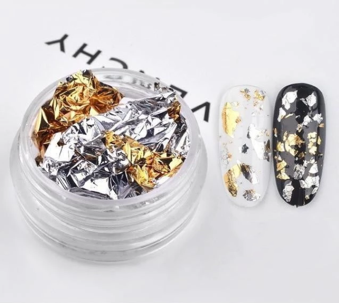 Nail tin foil fragment nail jewelry - Image 2
