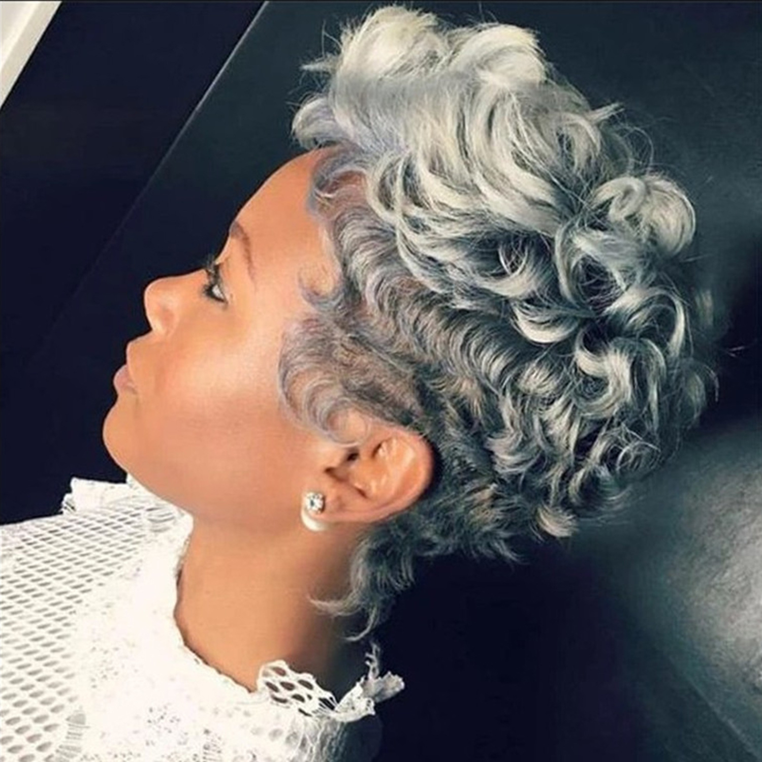 European And American Short Curly Hair Wig Chemical Fiber Headgear - Image 2