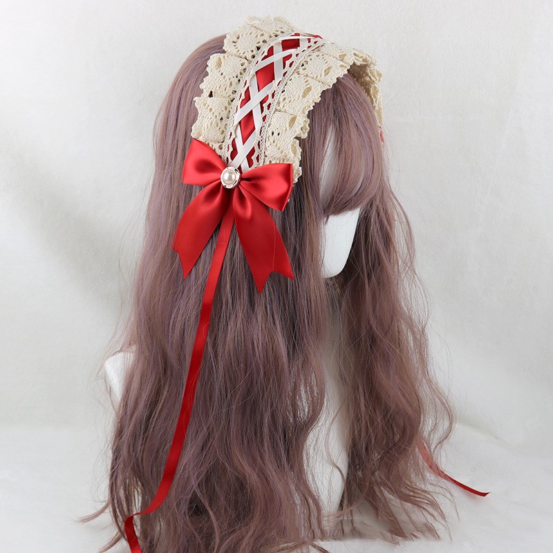 Japanese soft girl Lolita lace headdress - Image 18