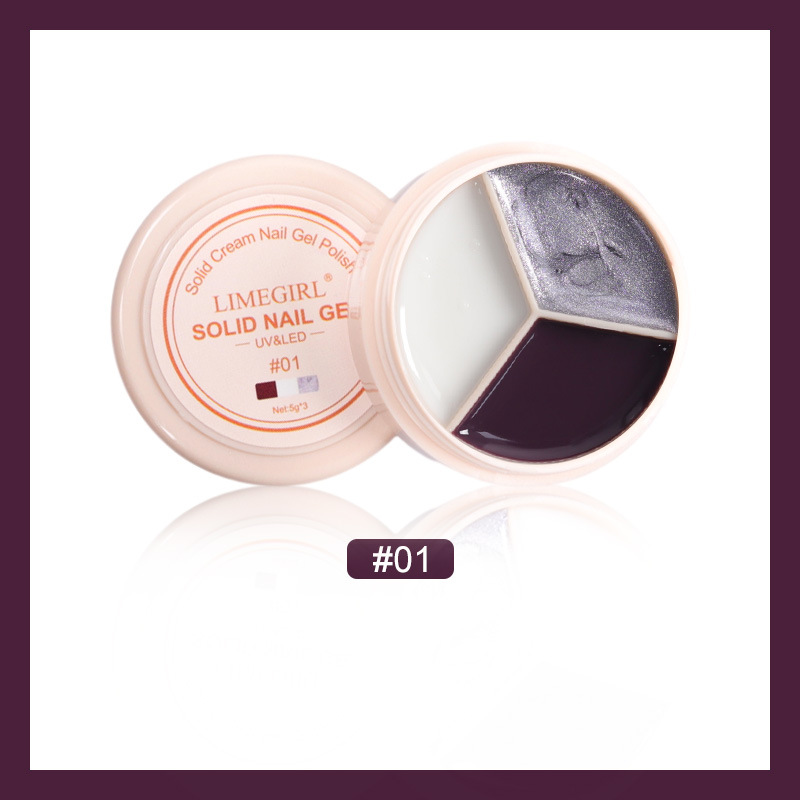 Cream Nail Polish Eye Shadow Bag - Image 6
