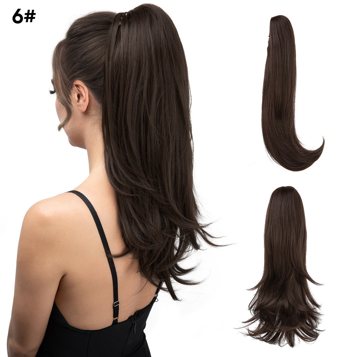 European And American Style Wig Women's Short Hair Ponytail - Image 5