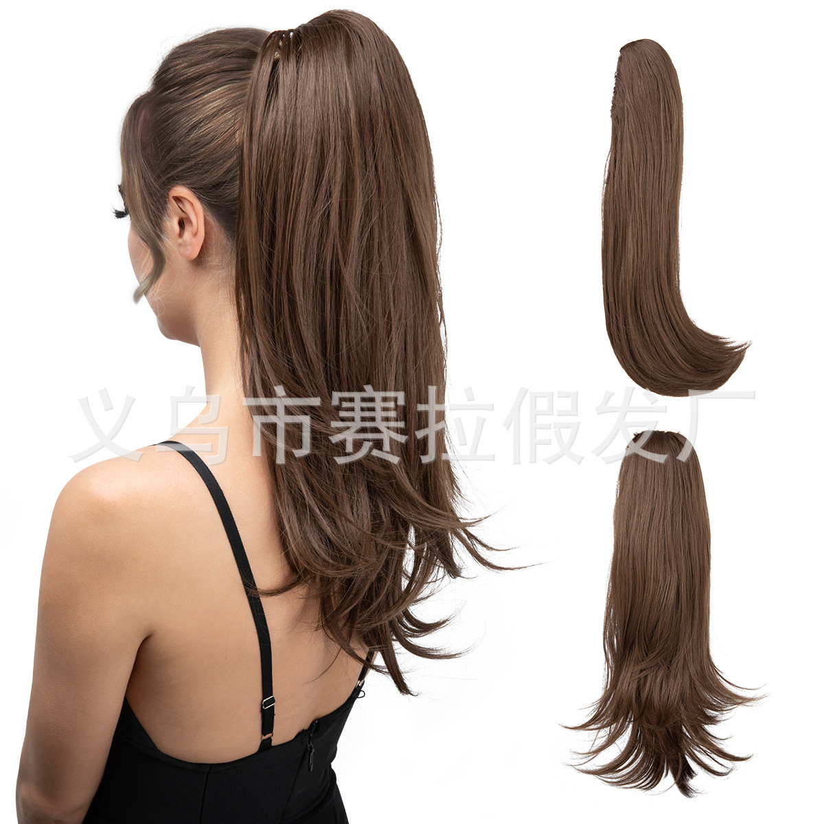 European And American Style Wig Women's Short Hair Ponytail - Image 6