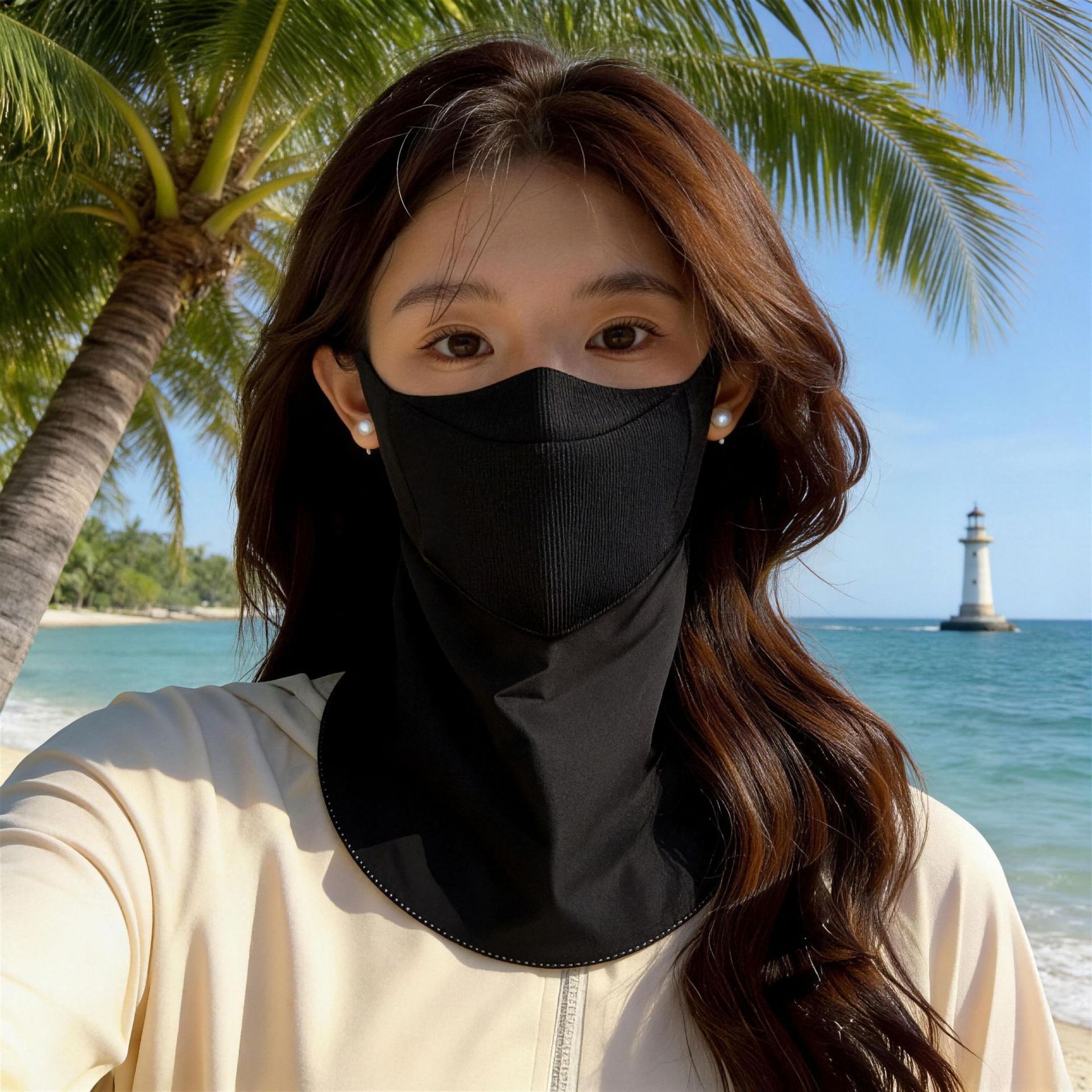Summer Convenient Drinking Breathable Sun-Protective Face Mask - Image 4