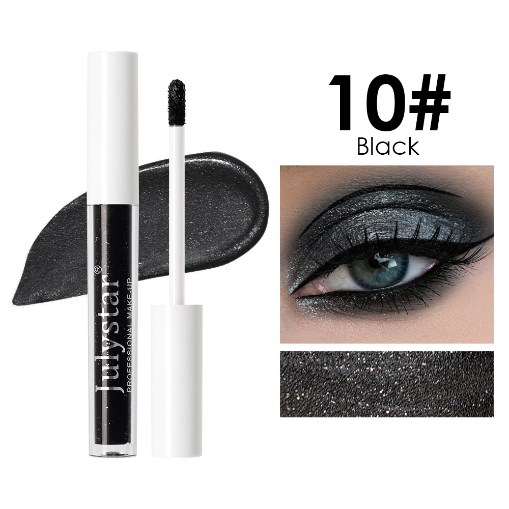 Eye Makeup Ten Colors Thin And Glittering Brightening Liquid Eye Shadow - Image 10