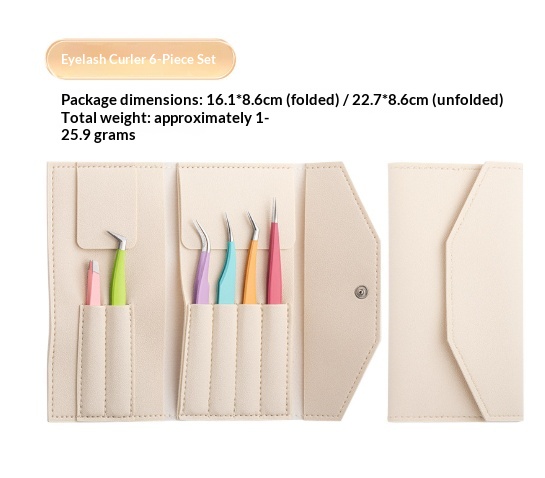 Stainless Steel False Eyelash Tweezers Lash Extension Tweezers Beauty Tool - Image 6