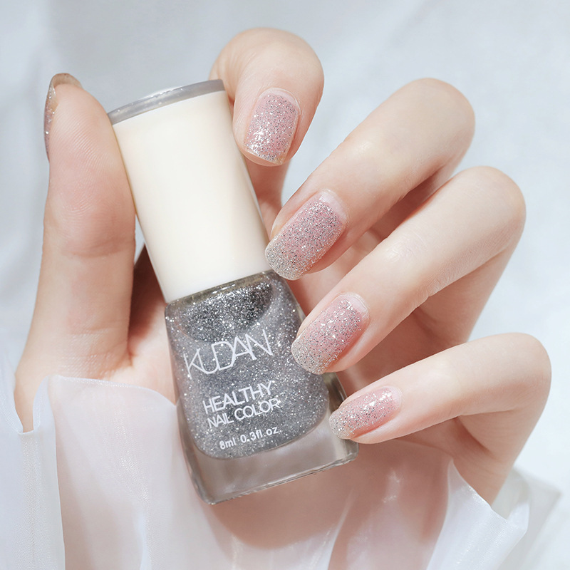 Iridescent Brightening Fine-shimmering No-bake Peel-off-free Clear Nail Polish - Image 13