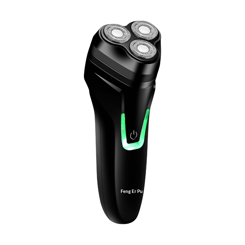 Mens Three-Head Cordless Rechargeable Shaver For Car Use