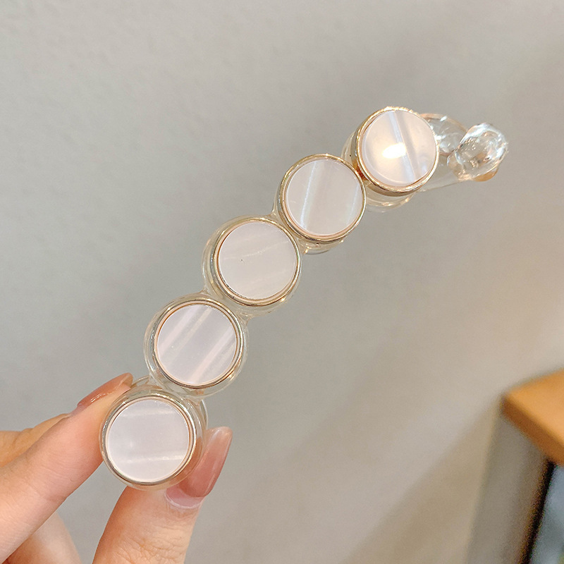 Horsetail Clip Banana Clip Large Pearl Hair Clip - Image 2