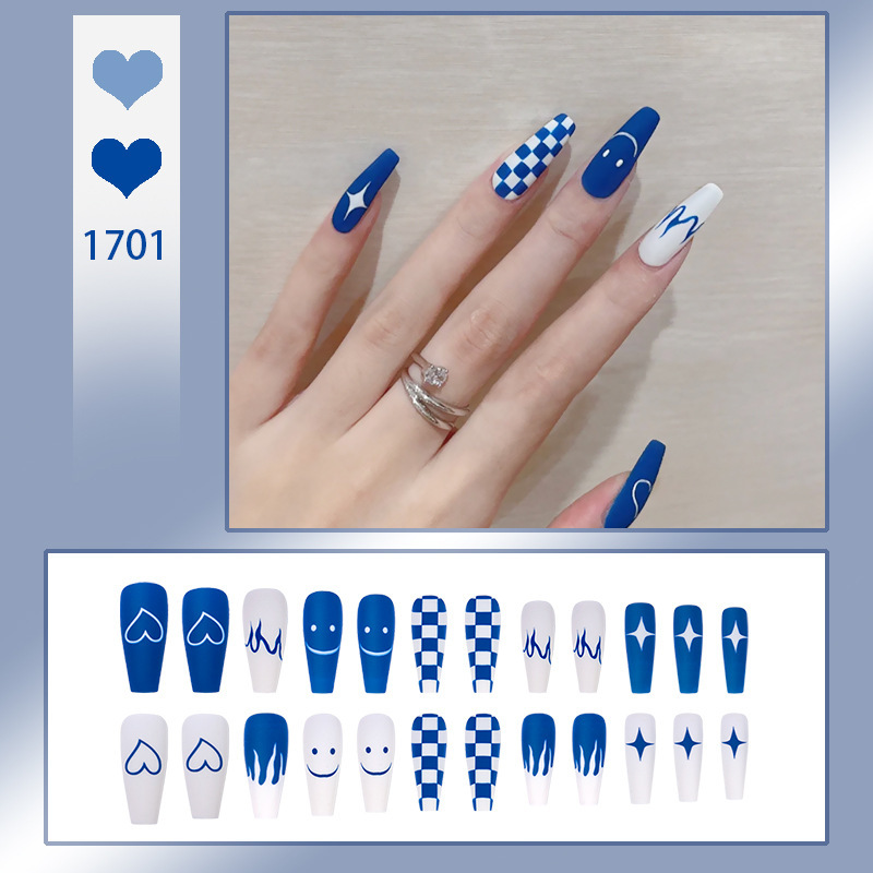 Pure And Seductive Style Nail Tips Finished False Nail Stickers - Image 21