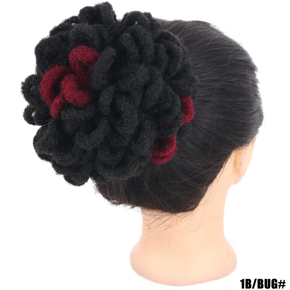African Wig Bun Hair Bag Drawstring Dreadlocks Afro Hair Bag - Image 10