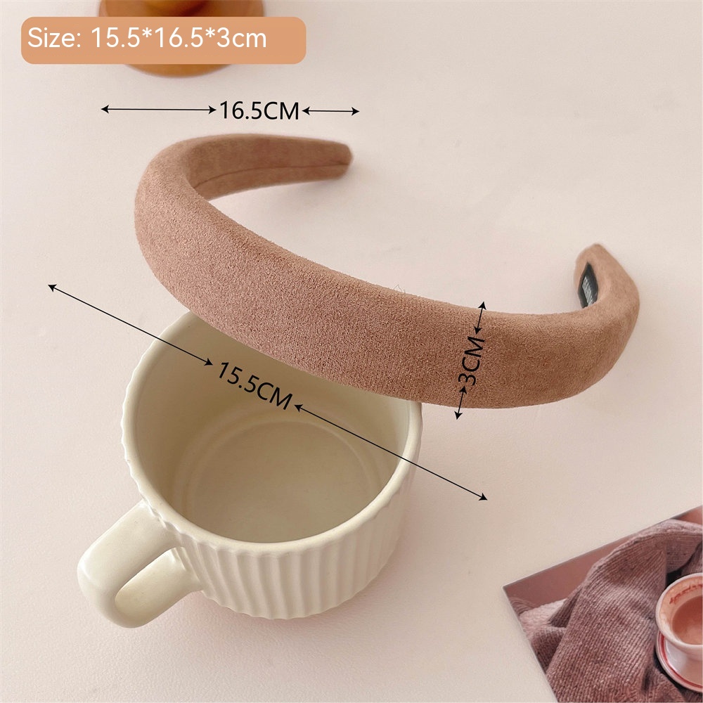 Milk Tea Coffee Color Series Headband Fashion - Image 2