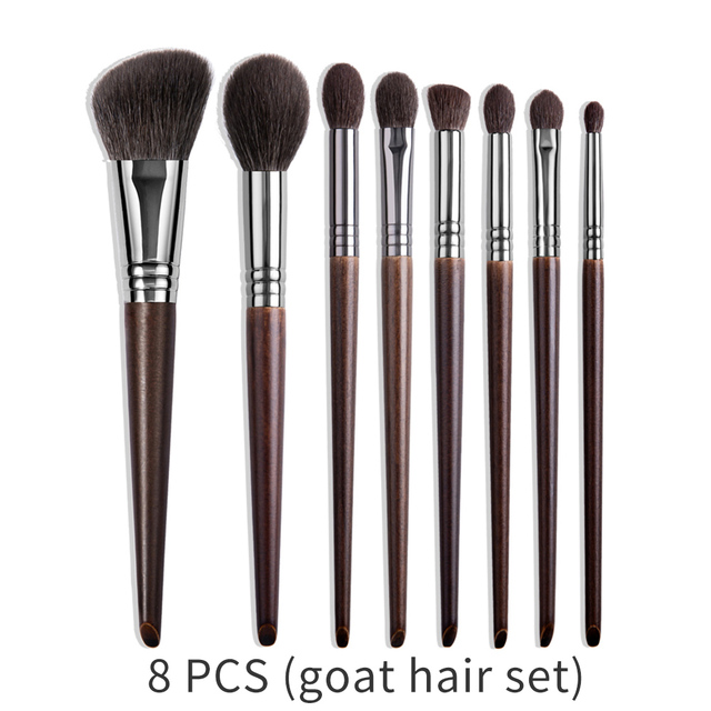 Natural Makeup Brushes Set Eyeshadow Make Up Brush Goat - Image 7