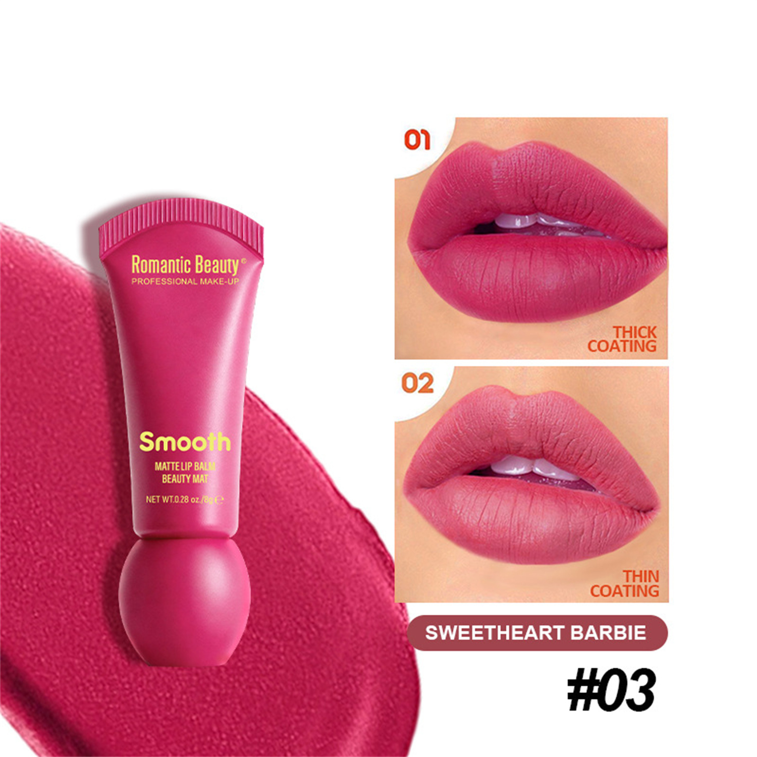 Matte Soft-matte Lipstick That Enhances Fairness - Image 3