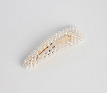 Korea Japanese pearl side clip girl sweet bb clip water drop net red bangs clip ins wind alloy hairpin - Image 6
