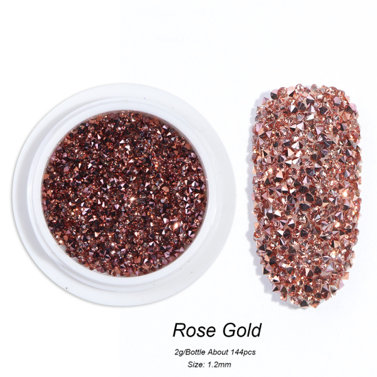 Nail jewelry colored diamonds - Image 2