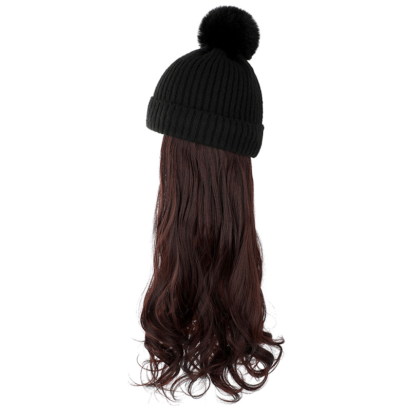 Autumn And Winter New Removable Fashion Woolen Hat - Image 3