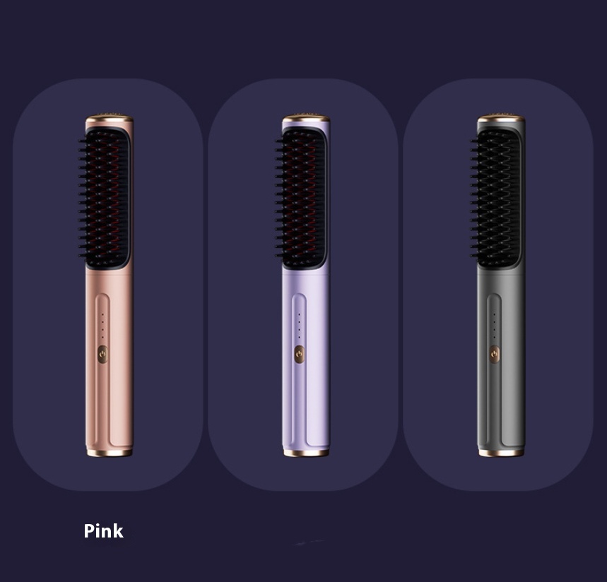 Wireless Straight Comb Anion Does Not Hurt Hair Portable For Curling Or Straightening - Image 3