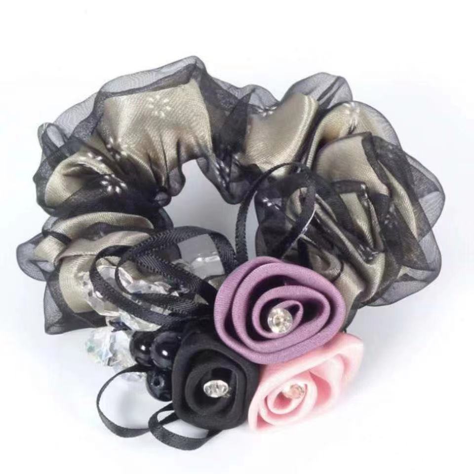 Scrunchie Female Headflower Headrope Flower Ponytail Large Intestine Band - Image 2