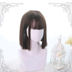 Lolita wig in the long shoulder straight wig