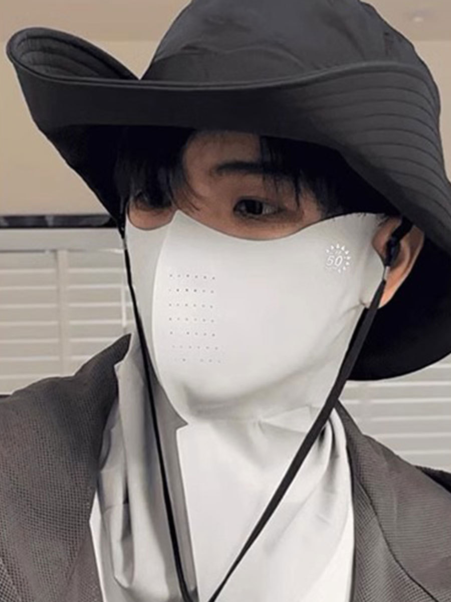 Full-Face Sun Protection Mens Cycling Neck Gaiter Mask - Image 12