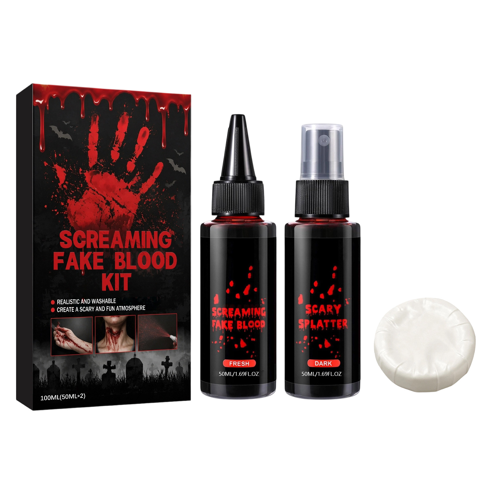 Screaming Fake Blood Kit