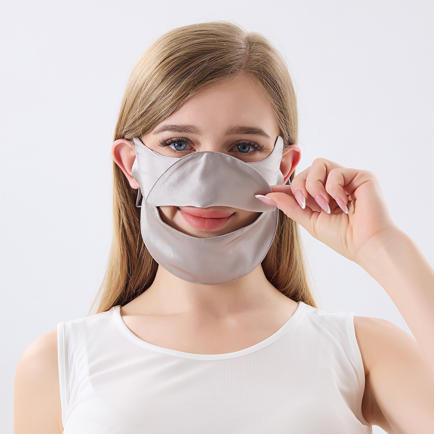 Open-face Sun-protection Mask For Women UV-blocking - Image 2