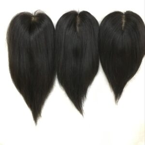 Full-handed weaving human hair delivery hand-woven hand-woven human hair top hand-crocheted real hair piece diamond net hair block