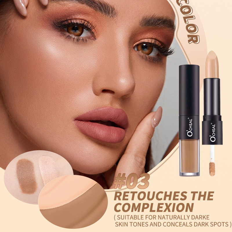 Liquid Concealer Double-headed Contour Stick Three-dimensional Face Brightening - Image 3