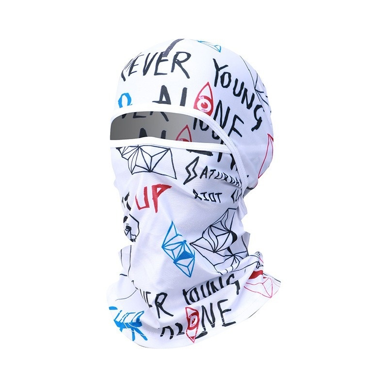 Summer Ice Silk Sun Protection Mask Men's Head Cover Full Face Fishing Sun Protection Scarf - Image 4