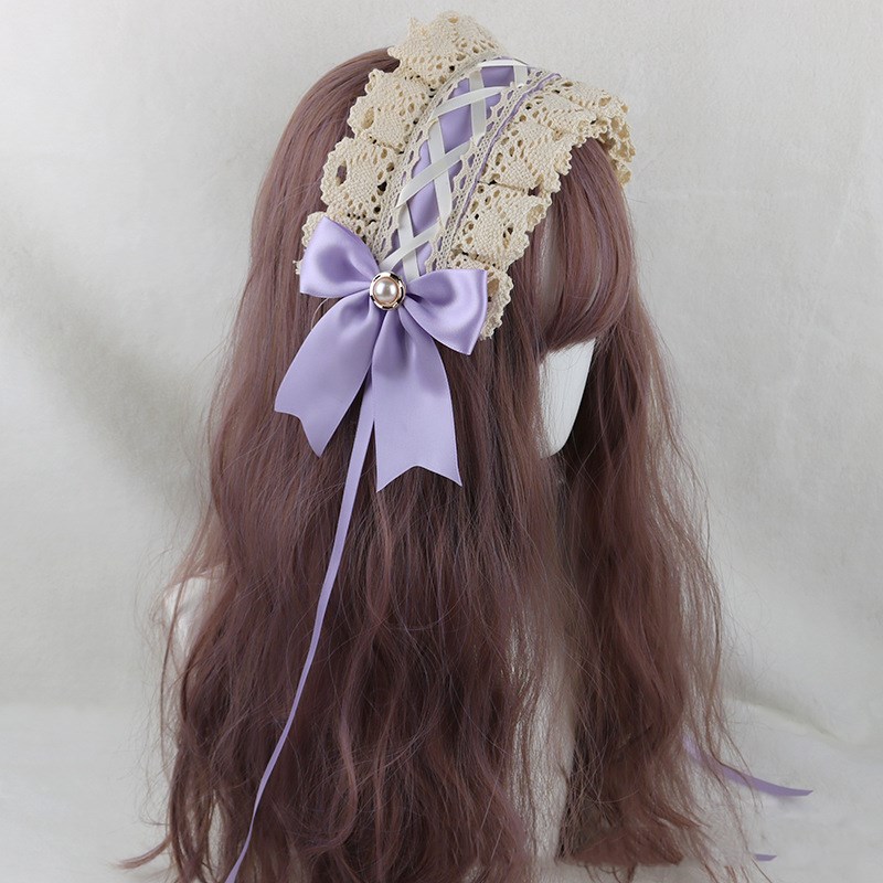 Japanese soft girl Lolita lace headdress - Image 19