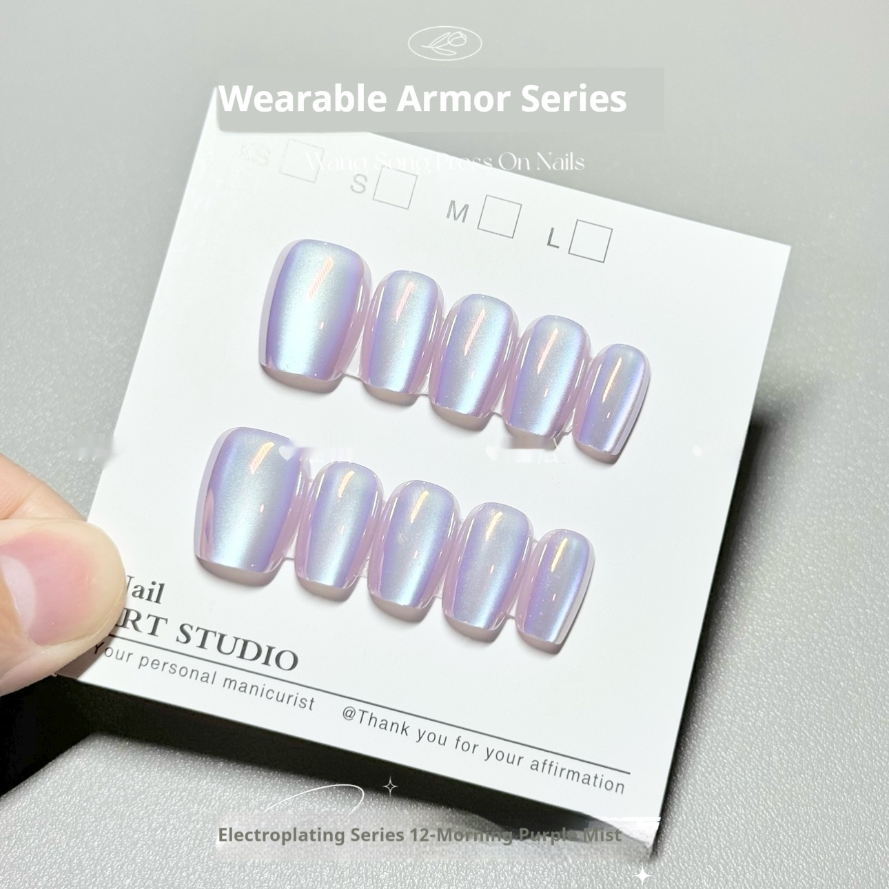 Electroplating Cat Eye 12 Dawn Purple Mist Internet Celebrity Aurora Armor Wear Armor