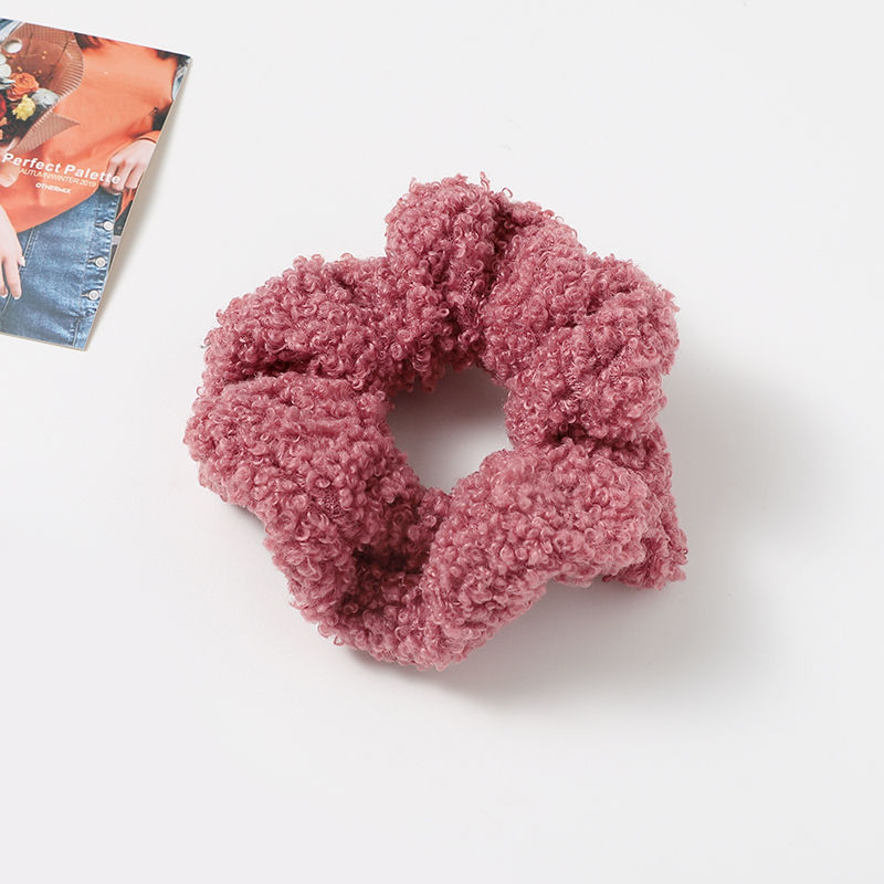 Autumn And Winter Plush Large Intestine Hair Ring Internet Celebrity Lamb Hair Ring Korean Style Simple Hair Accessories - Image 7