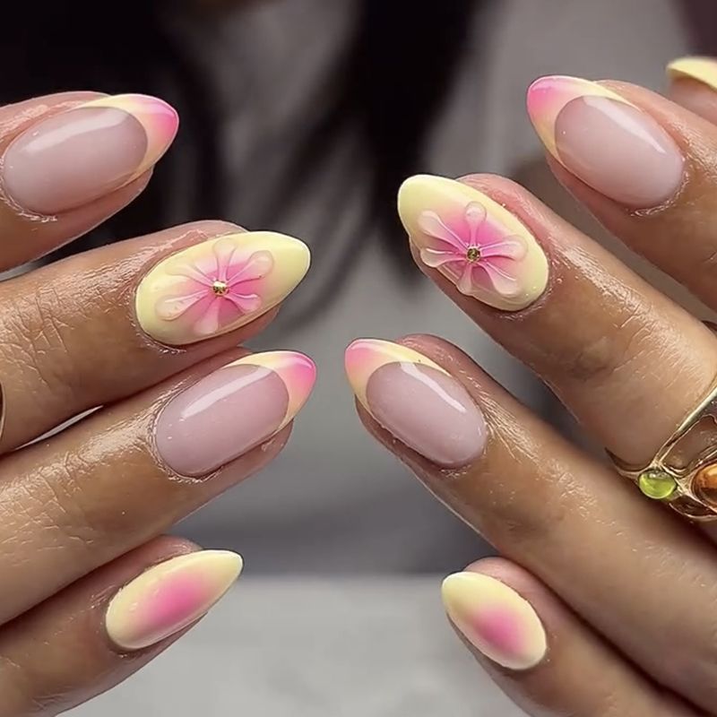 Wear Nail Tip High-grade Purple French Butterfly Black Edge Nail Sticker Nail Stickers - Image 3