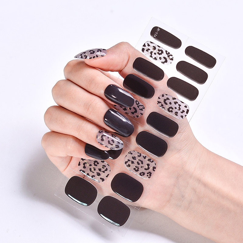 Hot Girl Cool Girl Sweet Cool UV Phototherapy Semi-baked Gel Nail Sticker - Image 8
