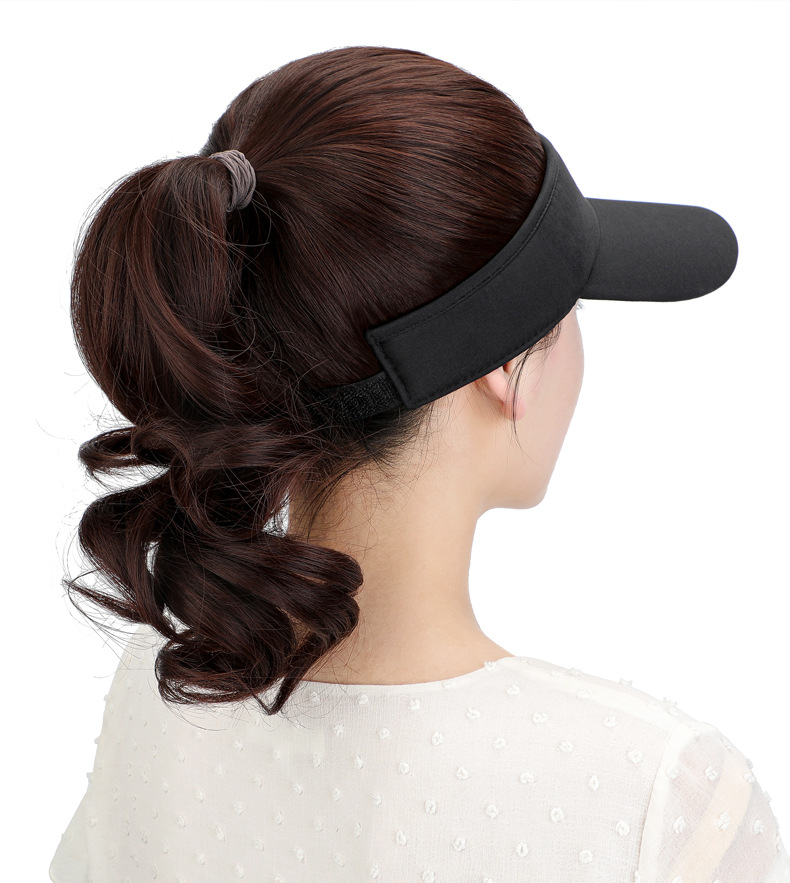 Women's High-temperature Fiber Hat Wig - Image 2
