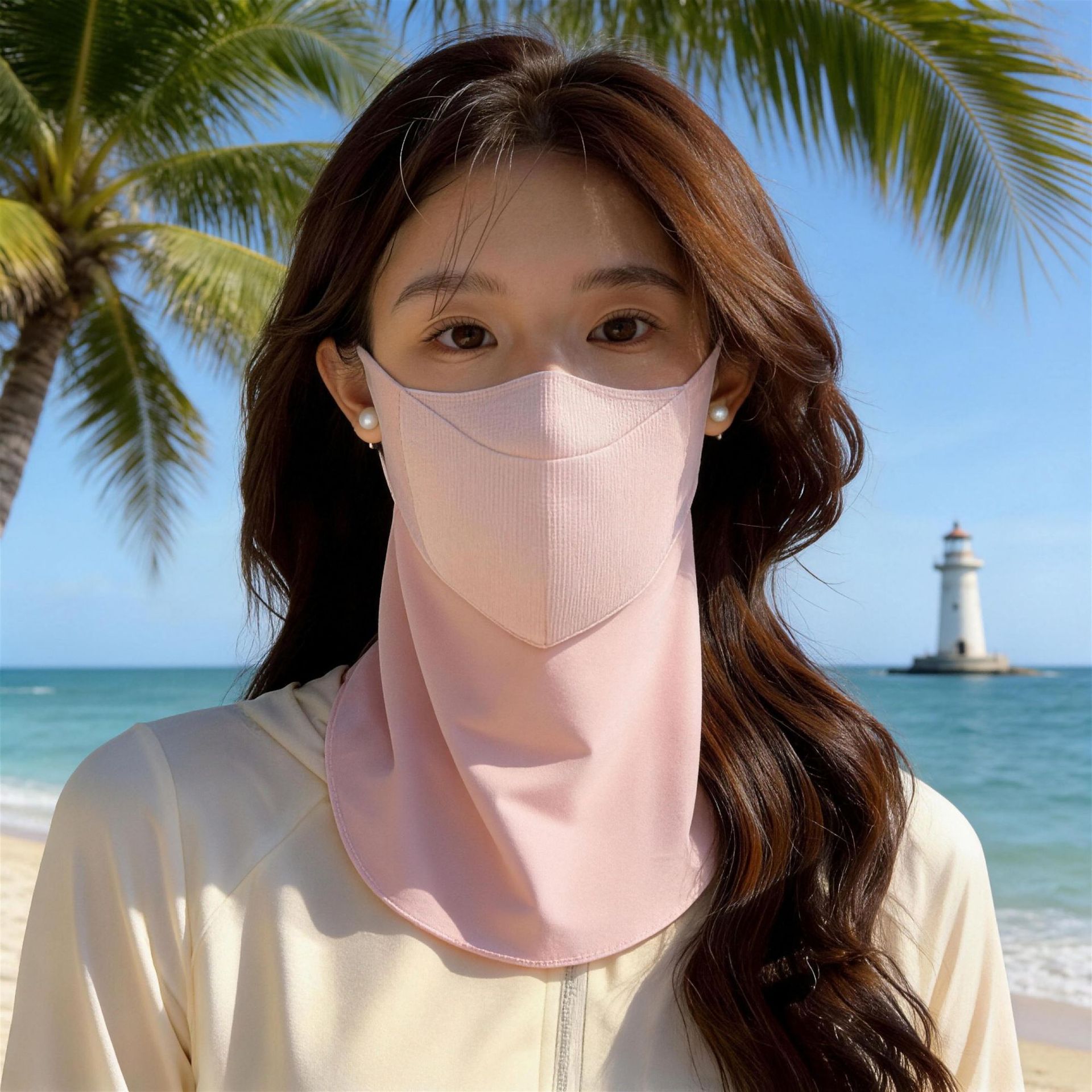 Summer Convenient Drinking Breathable Sun-Protective Face Mask - Image 2