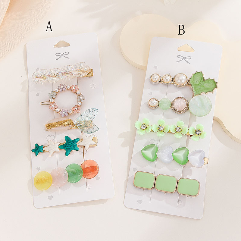High Sense Barrettes Korean Simple Side Forehead Hairpin Hair Clip Girl Fringe Clip Headdress - Image 5