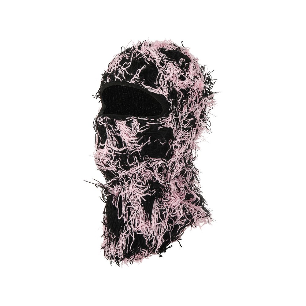 European And American Knitted Warm Face Mask - Image 32