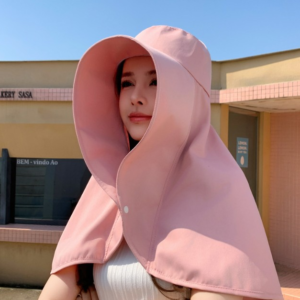 Sunscreen visor-pink-1 top