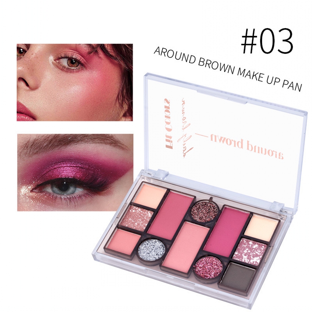 Matte Pearlescent Earth Eyeshadow Palette - Image 3