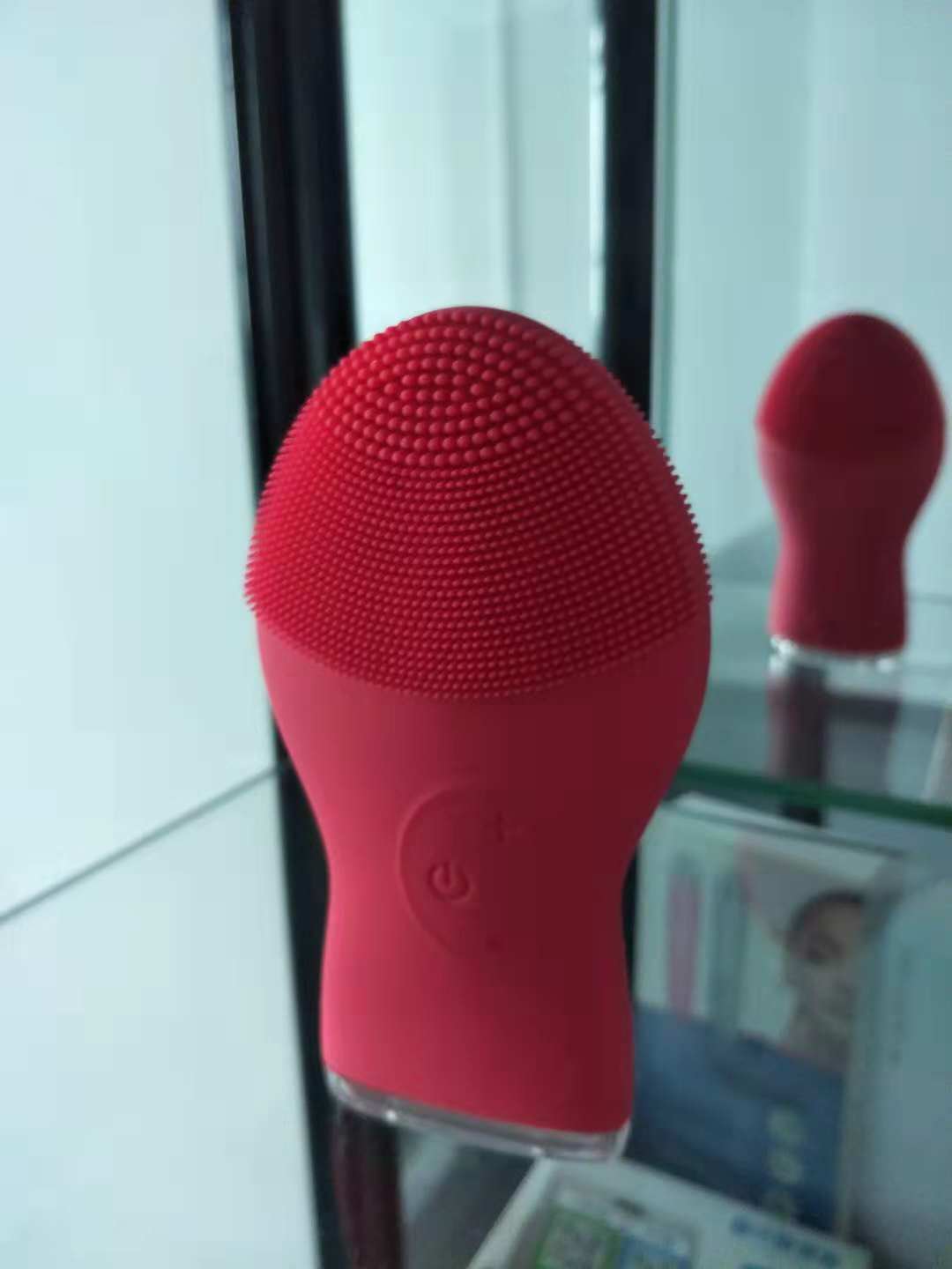 Waterproof silicone facial cleanser factory straight - Image 6
