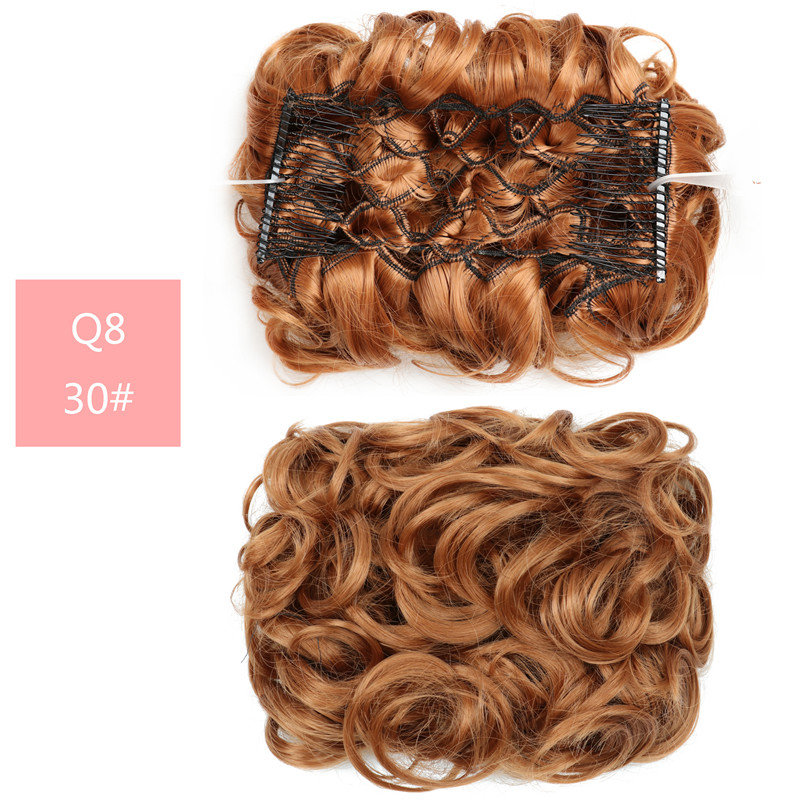 Fluffy Wig High Temperature Wire Pan Head Jewelry Insert Comb - Image 8