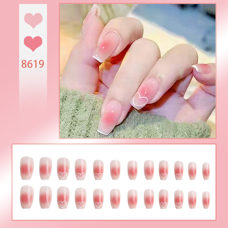 Pure And Seductive Style Nail Tips Finished False Nail Stickers - Image 11