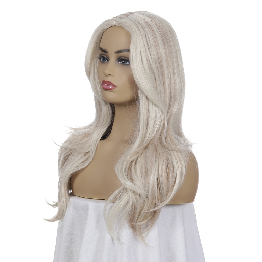 Mid-length Fashion Women's Mid-length Curly Hair Synthetic Wigs - Image 3