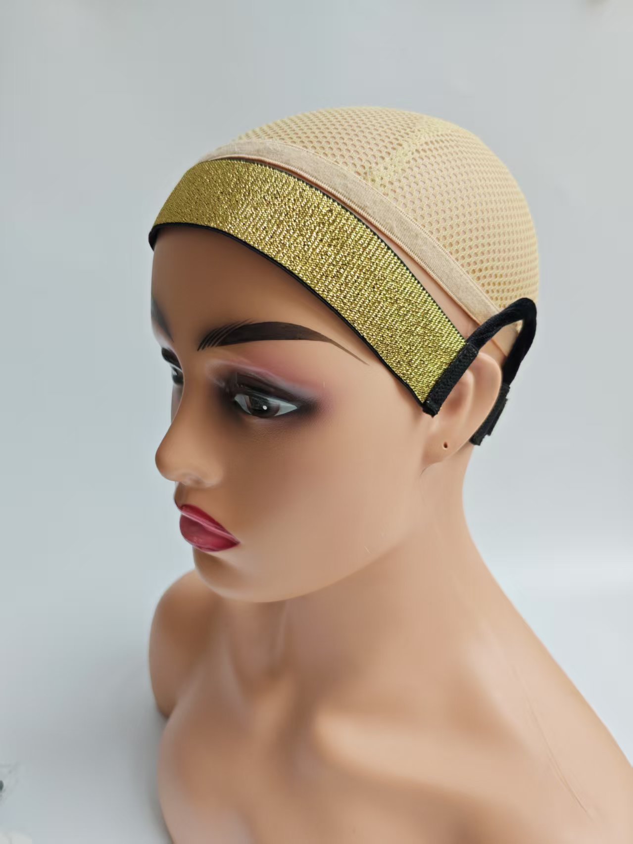 Portable Elastic Band Stretchy Strap Velcro Hairband - Image 3