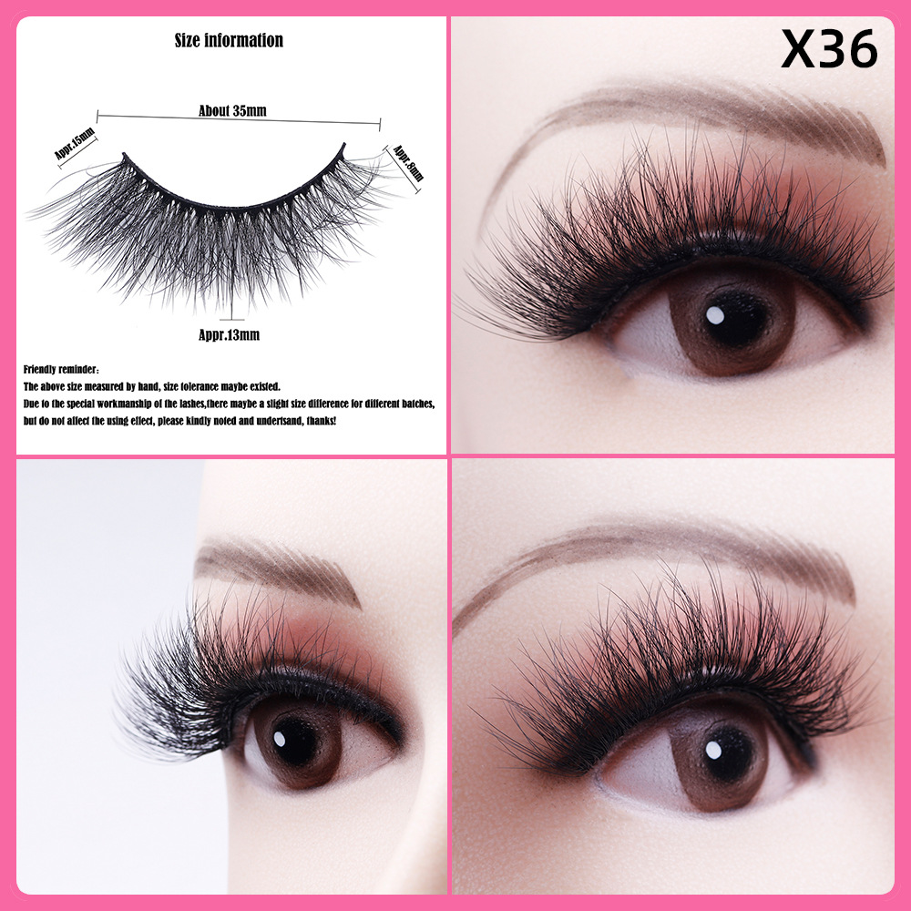 5 Pairs Of Thick False Eyelashes - Image 43