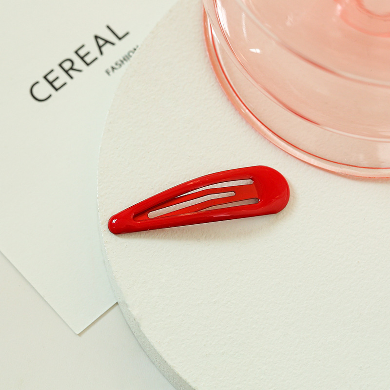 Drop-shaped Clip Paint Epoxy Female BB Clip Headdress Hairpin - Image 8